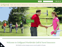 Tablet Screenshot of golfguard.com